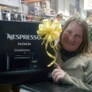 Ganhadora da Cafeteira Nespresso - Angela Ftima Barbosa - Loja Campos do Jordo